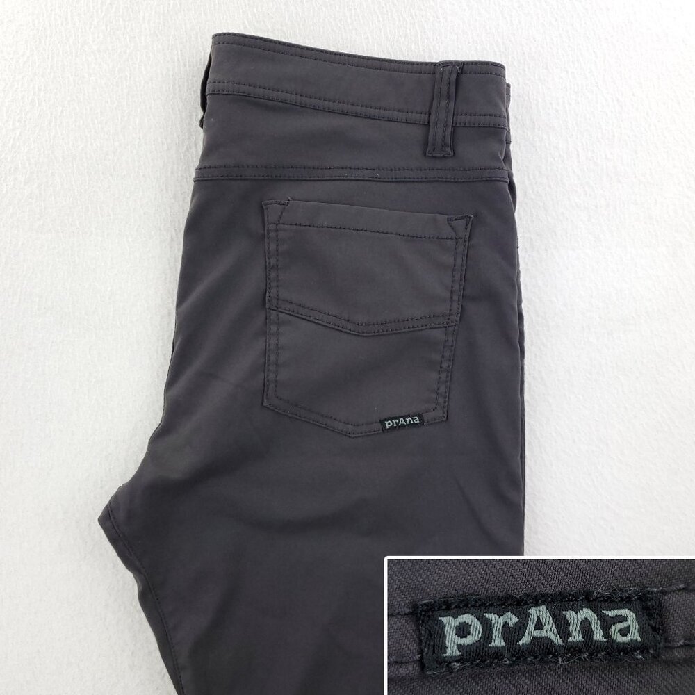 prAna Brion Pants Slim Fit Stretch Hiking UPF 50+ Men's "32x32" Actual 34x29 - Picture 3 of 11